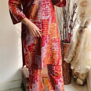 Stay stylish and cozy this season with the 2 Pcs Women’s Stitched Linen Block Printed Shirt and Trouser, a perfect blend of traditional artistry and modern comfort. Made from premium soft linen fabric, this outfit is designed for the winter season — providing warmth, durability, and effortless elegance. The block-printed shirt features eye-catching patterns inspired by traditional Pakistani prints, paired with a matching trouser for a complete, ready-to-wear look. Whether you’re heading to work, a family gathering, or a casual day out, this 2-piece linen suit offers both comfort and sophistication. Key Features: Fabric: Premium Quality Linen Type: Stitched (Ready to Wear) Design: Traditional Block Print Pattern Pieces: 2 (Shirt + Trouser) Season: Autumn/Winter Comfortable, warm & easy to wear Available in multiple prints and sizes Ideal for casual, office & semi-formal wear Enhance your wardrobe with this graceful linen 2-piece suit, combining vibrant prints and quality craftsmanship — perfect for everyday winter fashion in Pakistan.