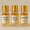 3 premium attars 3ml White Oudh Royal Oudh Bakhoor by bazariopk.com