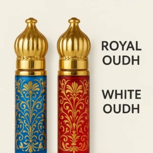 Luxury White Oudh & Royal Oudh Attar Combo Pack – 2 Premium Unisex Fragrances